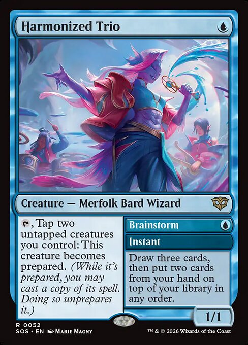 Harmonized Trio // Brainstorm - Back Face