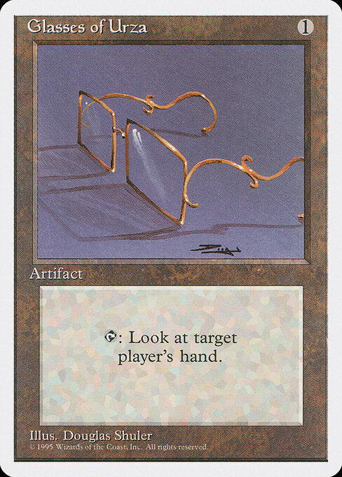 Glasses of Urza 4ED- Uncommon Light Played Englisch