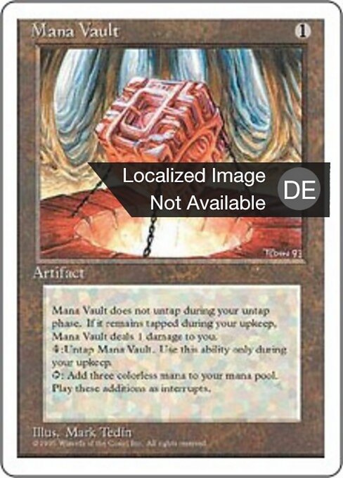 Manaschatz 4ED- Rare Good Deutsch