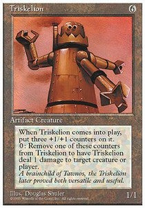 Triskelion 4ED- Rare Light Played Deutsch