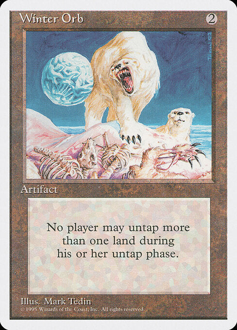 Winter Orb 4ED- Rare Good Englisch