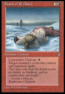 Brandzeichen des bösen Omens ICE- Rare Excellent Deutsch