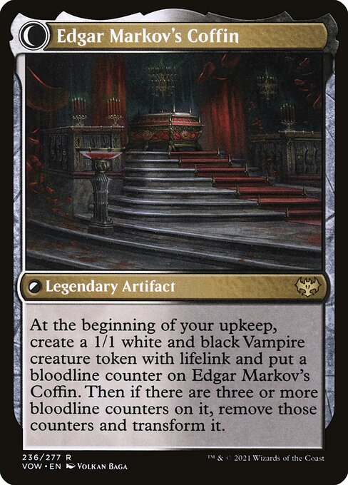 Edgar, Charmed Groom // Edgar Markov's Coffin - Back Face