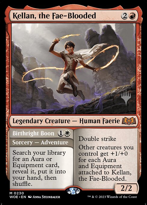 Kellan, the Fae-Blooded // Birthright Boon - Back Face