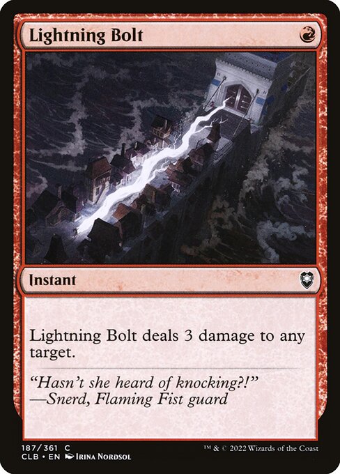 Lightning Bolt CLB-187 Common Near Mint Englisch