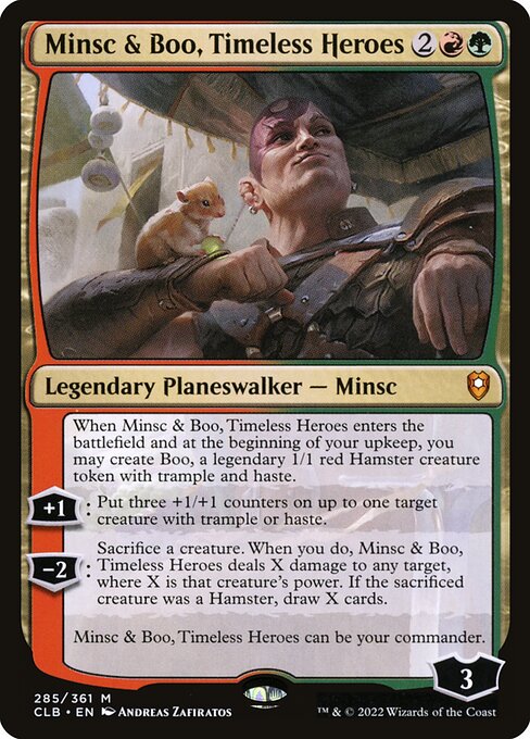 Minsc & Buh, zeitlose Helden CLB-285 Mythic Excellent Englisch
