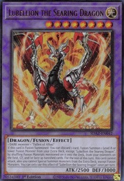 Lubellion der sengende Drache SDAZ-042 Ultra Rare Excellent Deutsch 1. Auflage