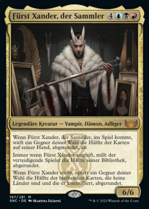 Fürst Xander, der Sammler SNC-197 Mythic Near Mint Deutsch