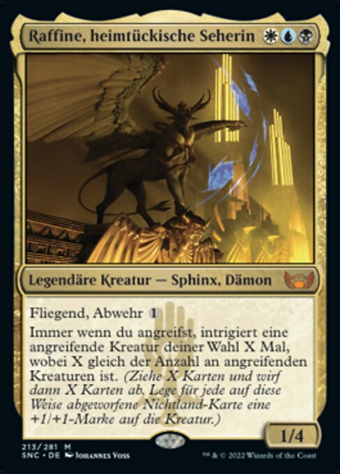 Raffine, heimtückische Seherin SNC-213 Mythic Near Mint Deutsch