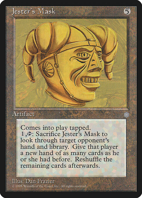 Jester's Mask ICE- Rare Light Played Englisch