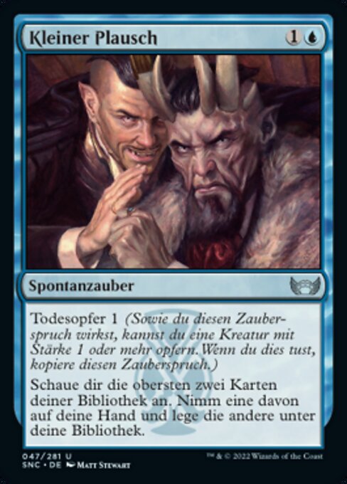 Kleiner Plausch SNC-47 Uncommon Near Mint Deutsch