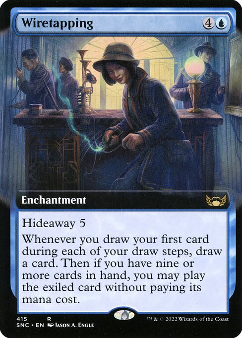 Wiretapping XSNC-415 Rare Near Mint Englisch Foil