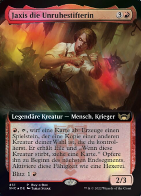 Jaxis die Unruhestifterin BABP-461 Rare Good Deutsch Foil