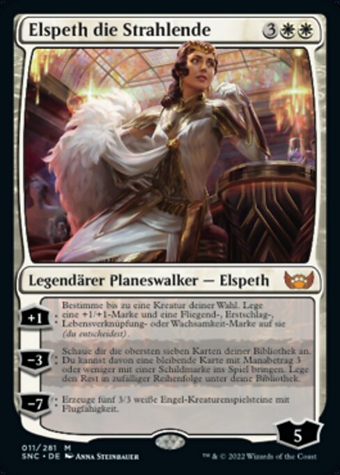 Elspeth die Strahlende SNC-11 Mythic Excellent Deutsch