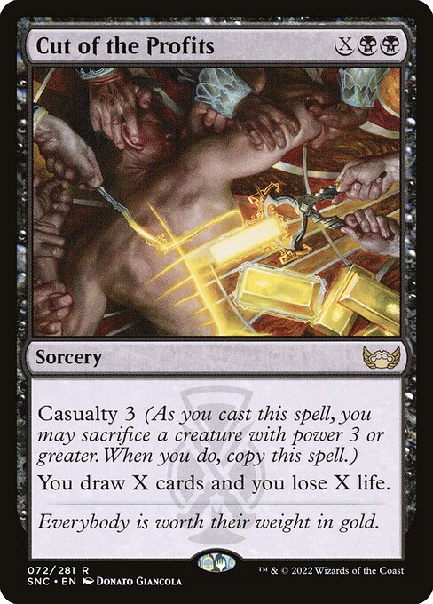 Cut of the Profits SNC-72 Rare Near Mint Englisch