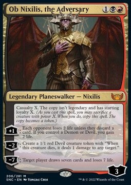 Ob Nixilis, der Widersacher SNC-206 Mythic Excellent Deutsch Foil