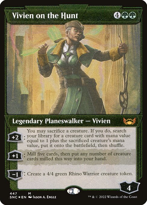 Vivien on the Hunt XSNC-447 Mythic Near Mint Englisch Foil