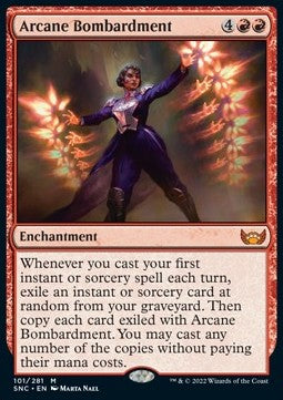 Arkaner Beschuss SNC-101 Mythic Excellent Englisch Foil