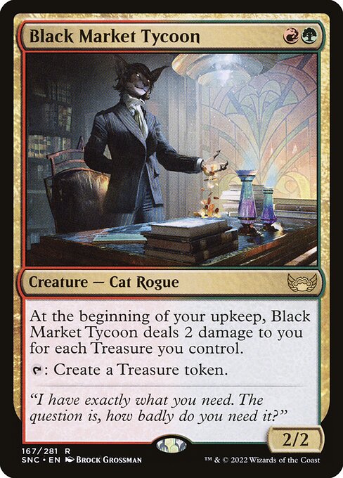 Black Market Tycoon SNC-167 Rare Excellent Englisch