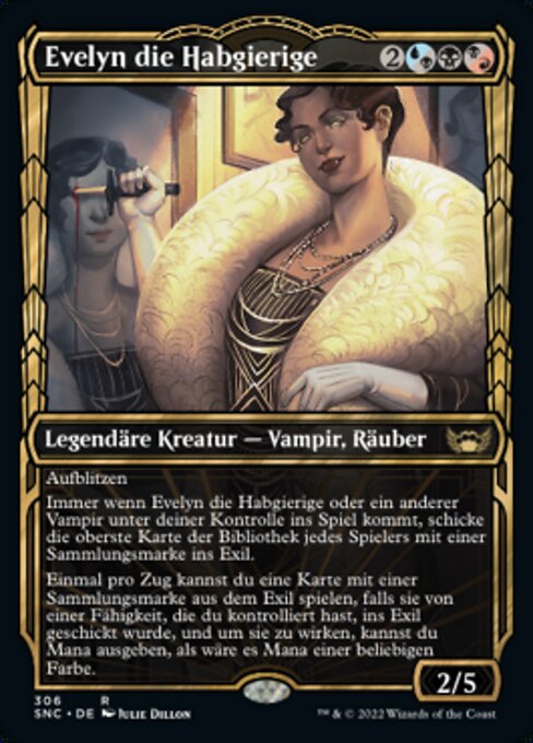 Evelyn die Habgierige (V.1) XSNC-306 Rare Near Mint Deutsch