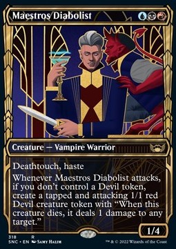 Maestros-Diaboliker (V.1) XSNC-318 Rare Near Mint Englisch Foil