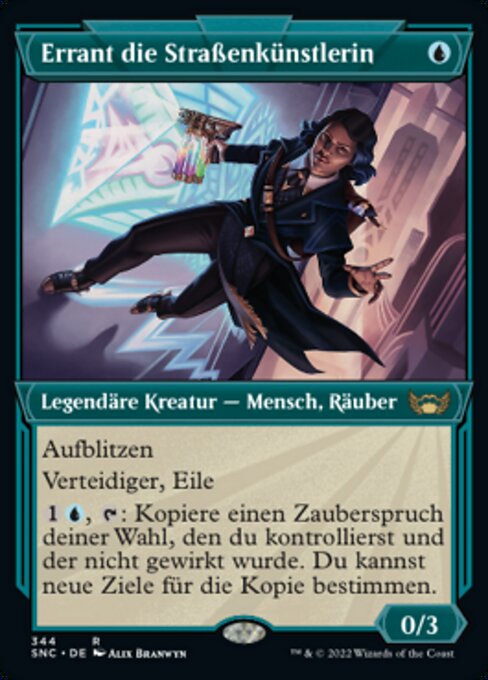 Errant die Straßenkünstlerin (V.1) XSNC-344 Rare Near Mint Deutsch