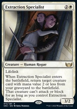 Extraction Specialist SNC-12 Rare Excellent Englisch