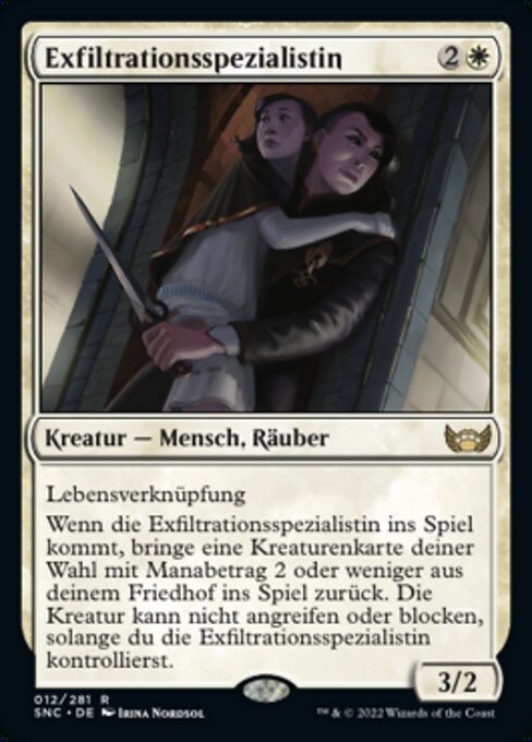Exfiltrationsspezialistin SNC-12 Rare Light Played Deutsch