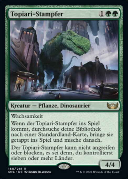 Topiari-Stampfer SNC-160 Rare Excellent Deutsch