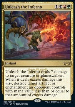 Inferno-Entfesselung SNC-229 Rare Excellent Deutsch