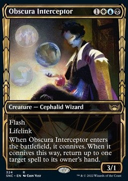 Obscura Interceptor XSNC-324 Rare Near Mint Englisch Foil