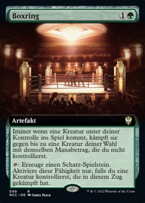 Boxring XNCC-99 Rare Near Mint Deutsch Foil