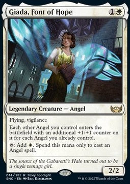 Giada, Quelle der Hoffnung SNC-14 Rare Excellent Deutsch Foil