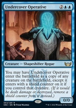 Undercover Operative SNC-63 Rare Excellent Englisch Foil