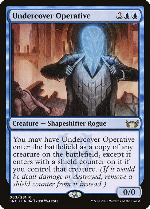 Undercover Operative SNC-63 Rare Excellent Englisch Foil