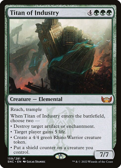 Industrietitan SNC-159 Mythic Excellent Englisch Foil
