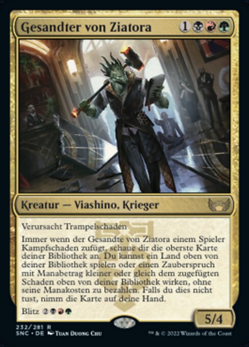 Gesandter von Ziatora SNC-232 Rare Near Mint Deutsch