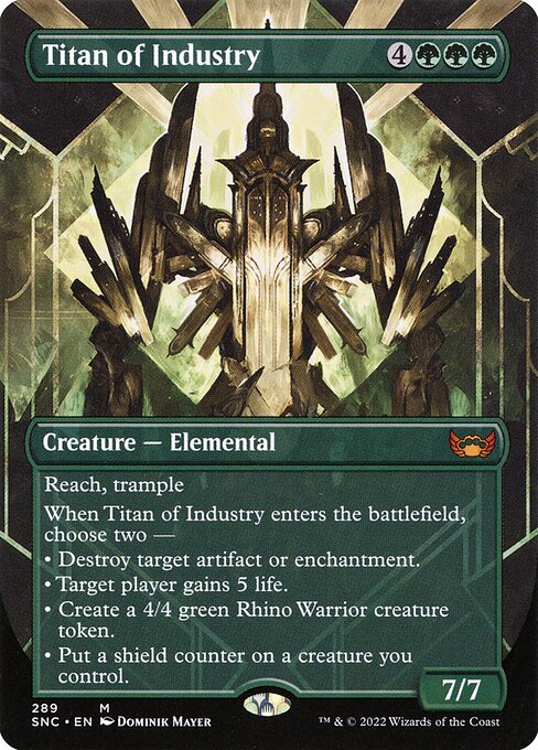 Titan of Industry XSNC-289 Mythic Excellent Englisch Foil
