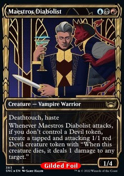 Maestros-Diaboliker (V.2) XSNC-383 Rare Near Mint Englisch Foil