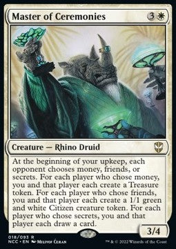 Master of Ceremonies NCC-18 Rare Excellent Englisch