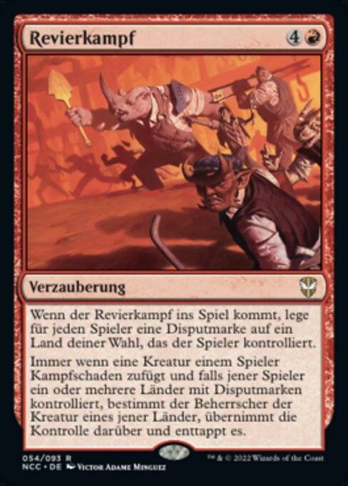 Revierkampf NCC-54 Rare Excellent Deutsch