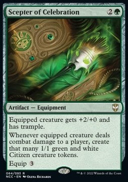 Scepter of Celebration NCC-64 Rare Excellent Englisch