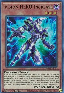 Vision HERO Increase GFP2-057 Ultra Rare Near Mint Englisch 1. Auflage