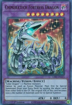 Chimeratech Fortress Dragon GFP2-123 Ultra Rare Near Mint Englisch 1. Auflage
