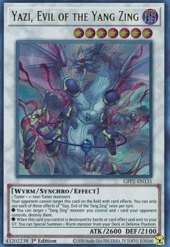 Yazi, Evil of the Yang Zing GFP2-131 Ultra Rare Good Englisch 1. Auflage