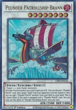 Plünderpatrouillen-Schiff Brann GFP2-135 Ultra Rare Excellent Deutsch 1. Auflage
