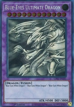 Blauäugiger ultimativer Drache GFP2-181 Ghost Rare Near Mint Deutsch 1. Auflage