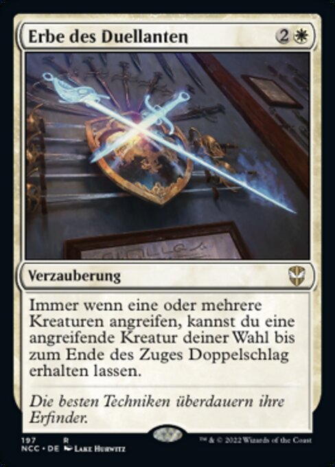 Erbe des Duellanten NCC-197 Rare Near Mint Deutsch