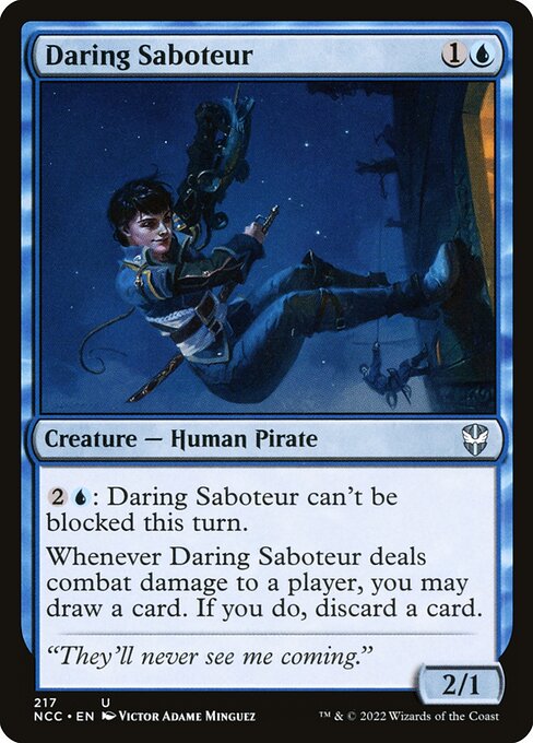 Daring Saboteur NCC-217 Uncommon Near Mint Englisch