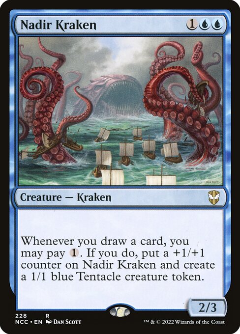 Nadir Kraken NCC-228 Rare Near Mint Englisch